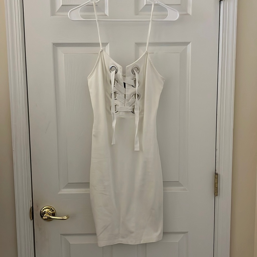 Forever 21 White lace front dress